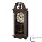 Clockswise Vintage Grandfather Wood-Looking Plastic Pendulum Decorative Battery Operated Wall Clock Brown, for Office, Home Decor, Living Room, Kitchen, or Dining Room